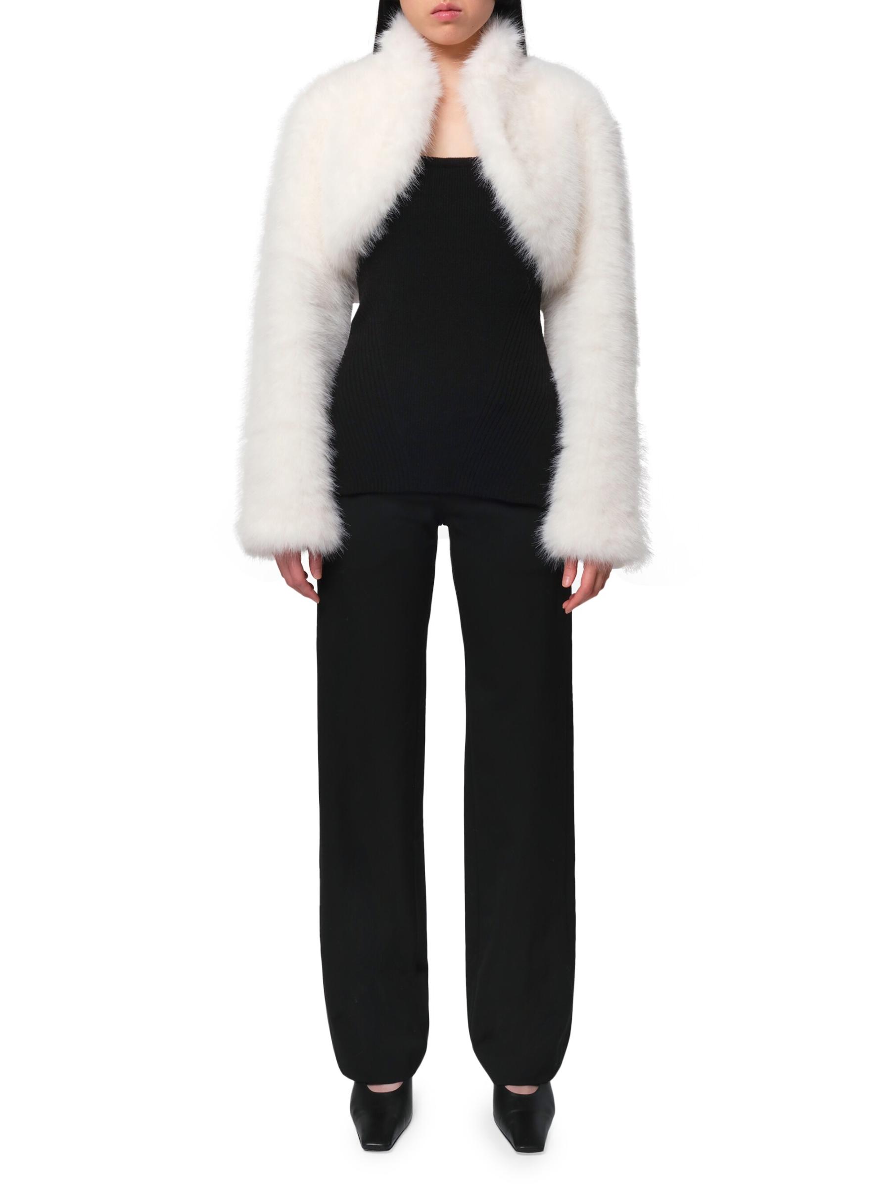 【NONCODE】Maden Bolero Fur Jacket Maden Bolero Fur Jacket - 논코드