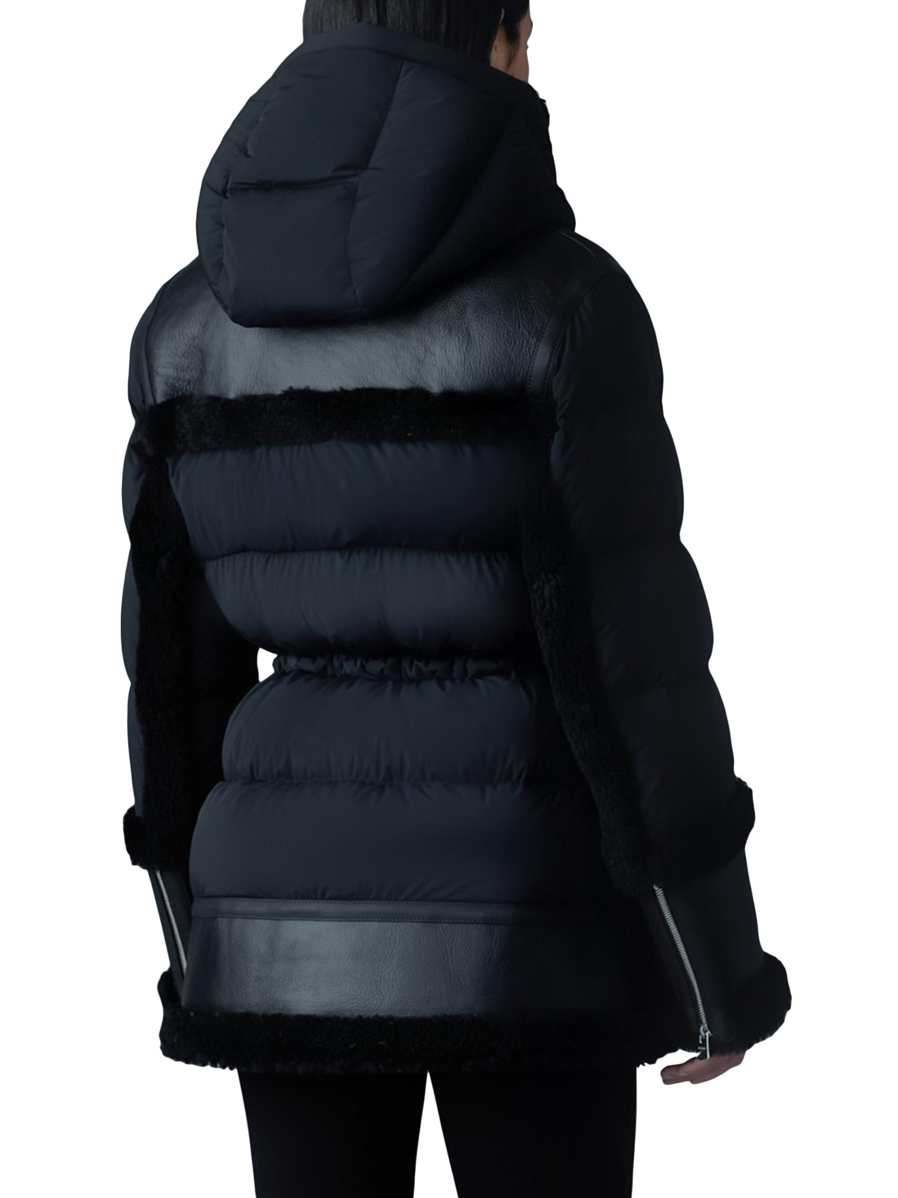 Shop Mackage - Lilibeth Mixed-Media Shearling Down Parka