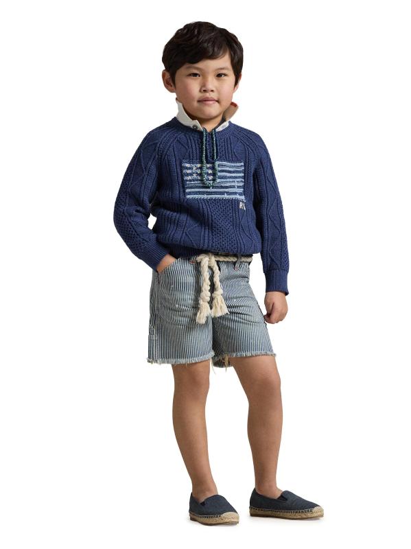 #5: سترة بشعار قطني باهت للأولاد الصغار - القوات البحرية