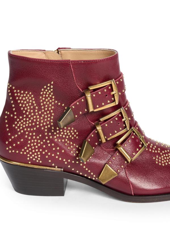 #5: حذاء سوزانا 40 ملم مرصع للكاحل - قنبلة