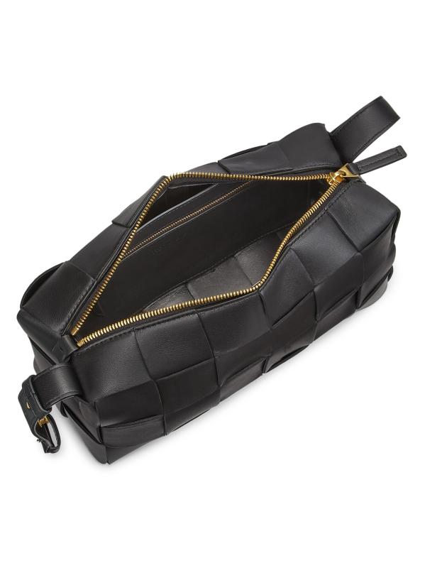 Shop Bottega Veneta - Cassette Leather Shoulder Bag | Saks