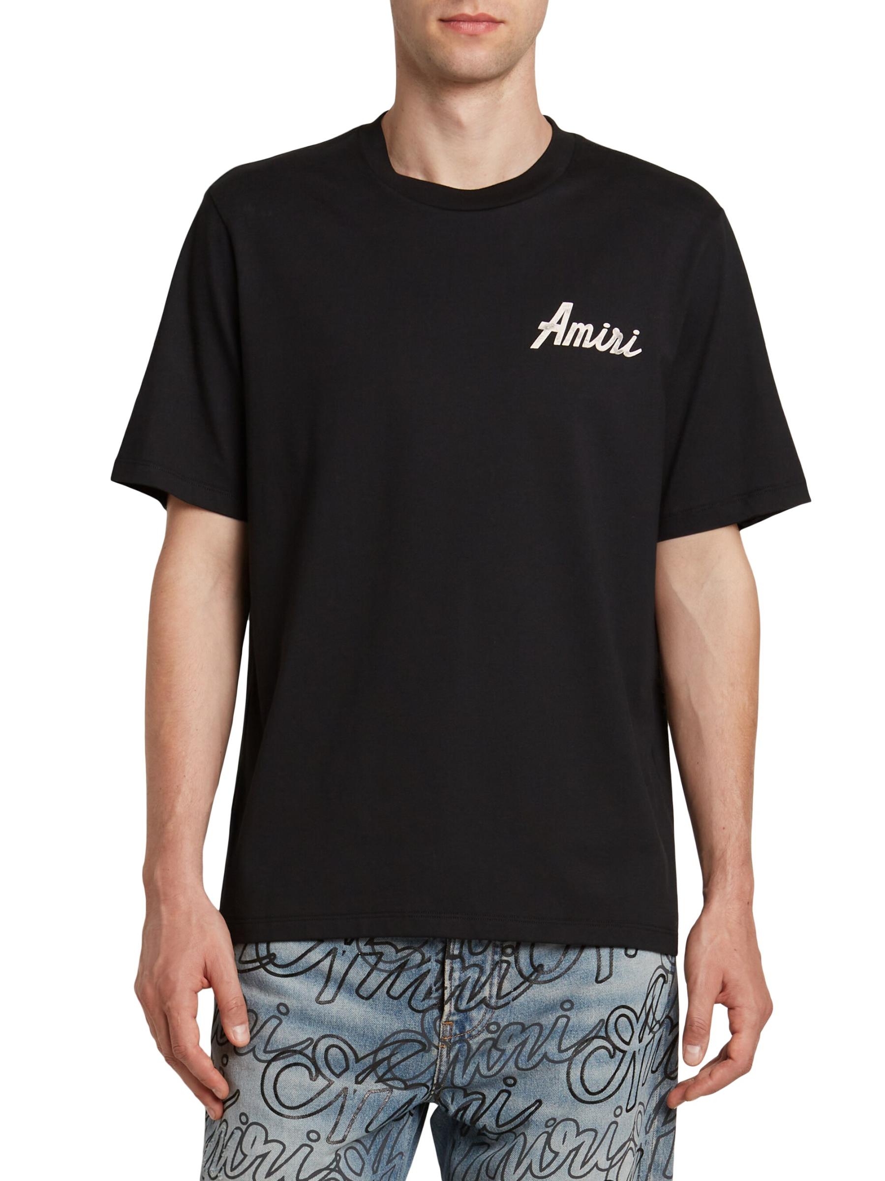 Shop Amiri - City Cotton Crewneck T-Shirt | Saks Fifth