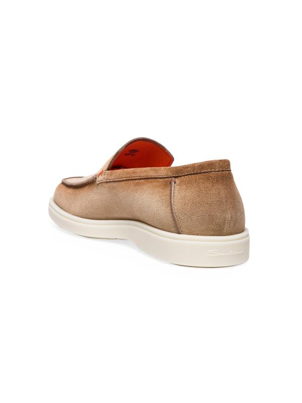 Santoni - スリッポン・スエード・ローファー をオンライン購入