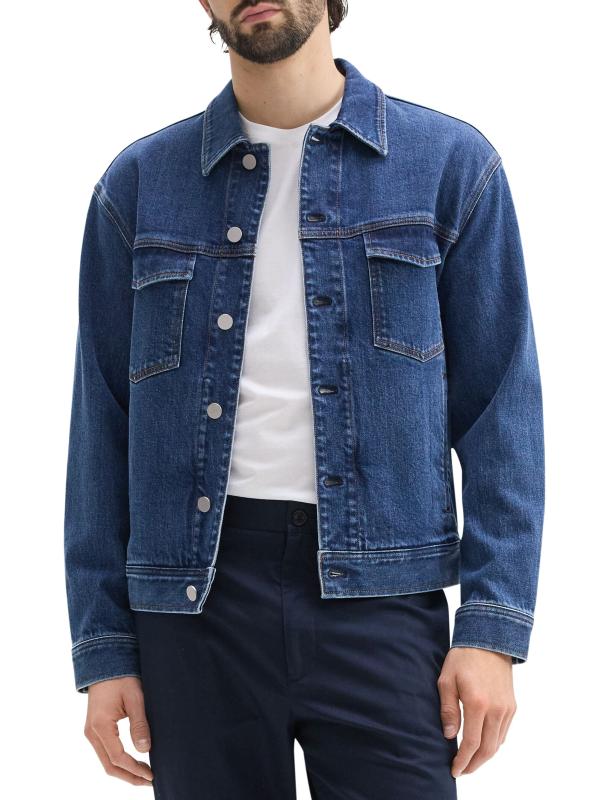 theory デニム　トラッカージャケット Shop Theory - Denim City Trucker Jacket | Saks Fifth Avenue