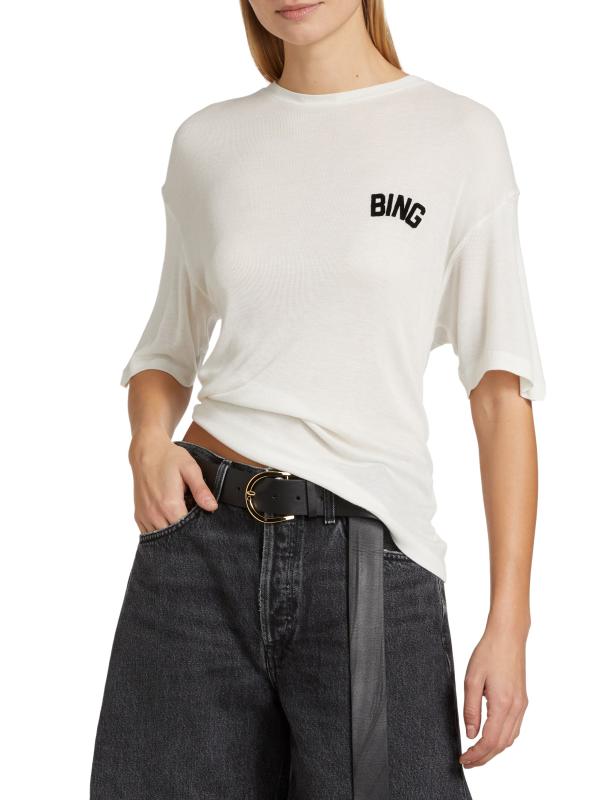 【税関/送料込】ANINE BING ★ アニーン・ジョニーTシャツ Ld53 ANINE BING(アニン ビン) Tシャツ・カットソー(レディース