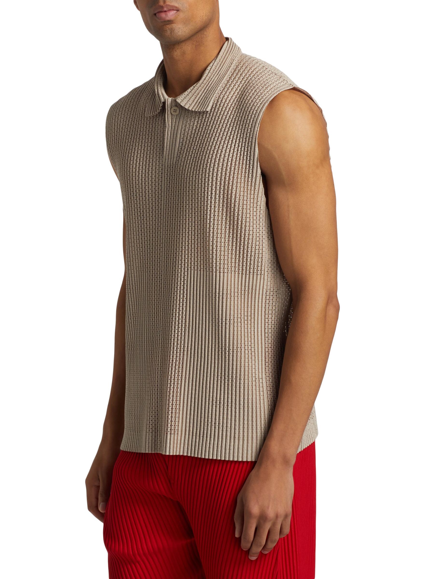 Homme Plissé Issey Miyake - メッシュ・ノースリーブ