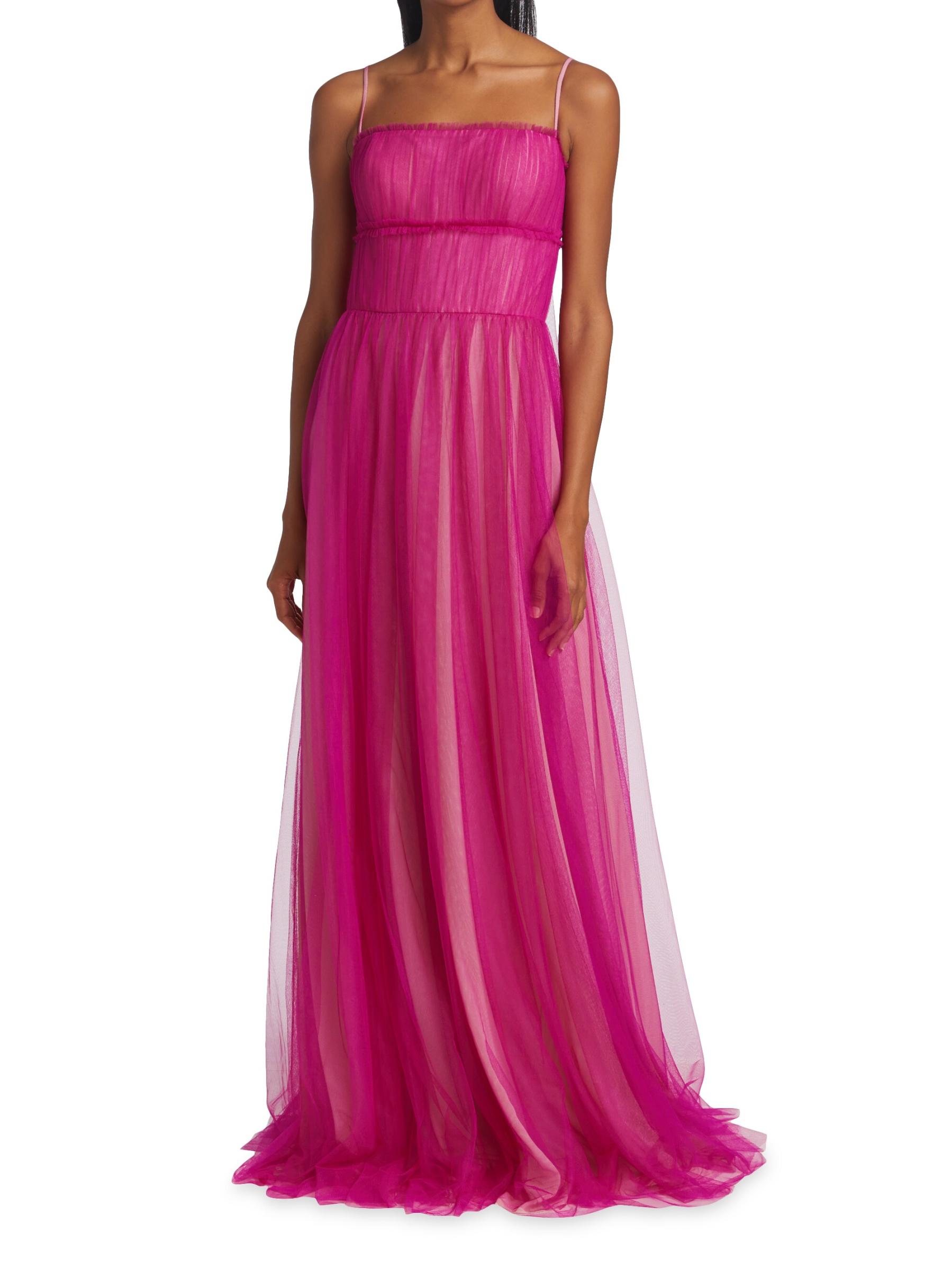 VERA WANG マヌエラ マニュエラ Manuela Vera Wang Bride Manuela Tulle Cape Back Gown | Saks Fifth Avenue
