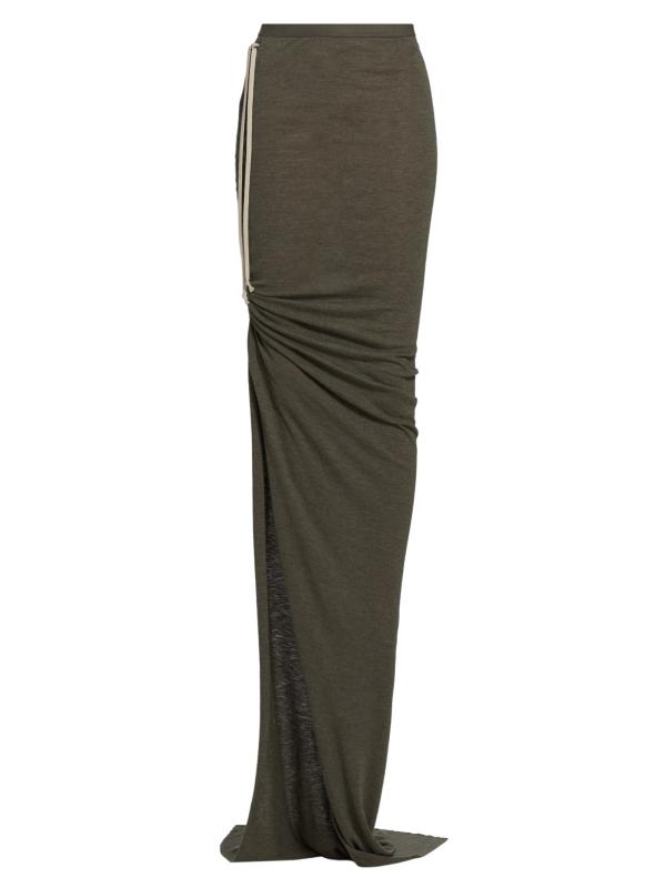 【RICK OWENS】エドフ マキシスカート ブルー Rick Owens Edfu マキシスカート | ブルー | FARFETCH JP