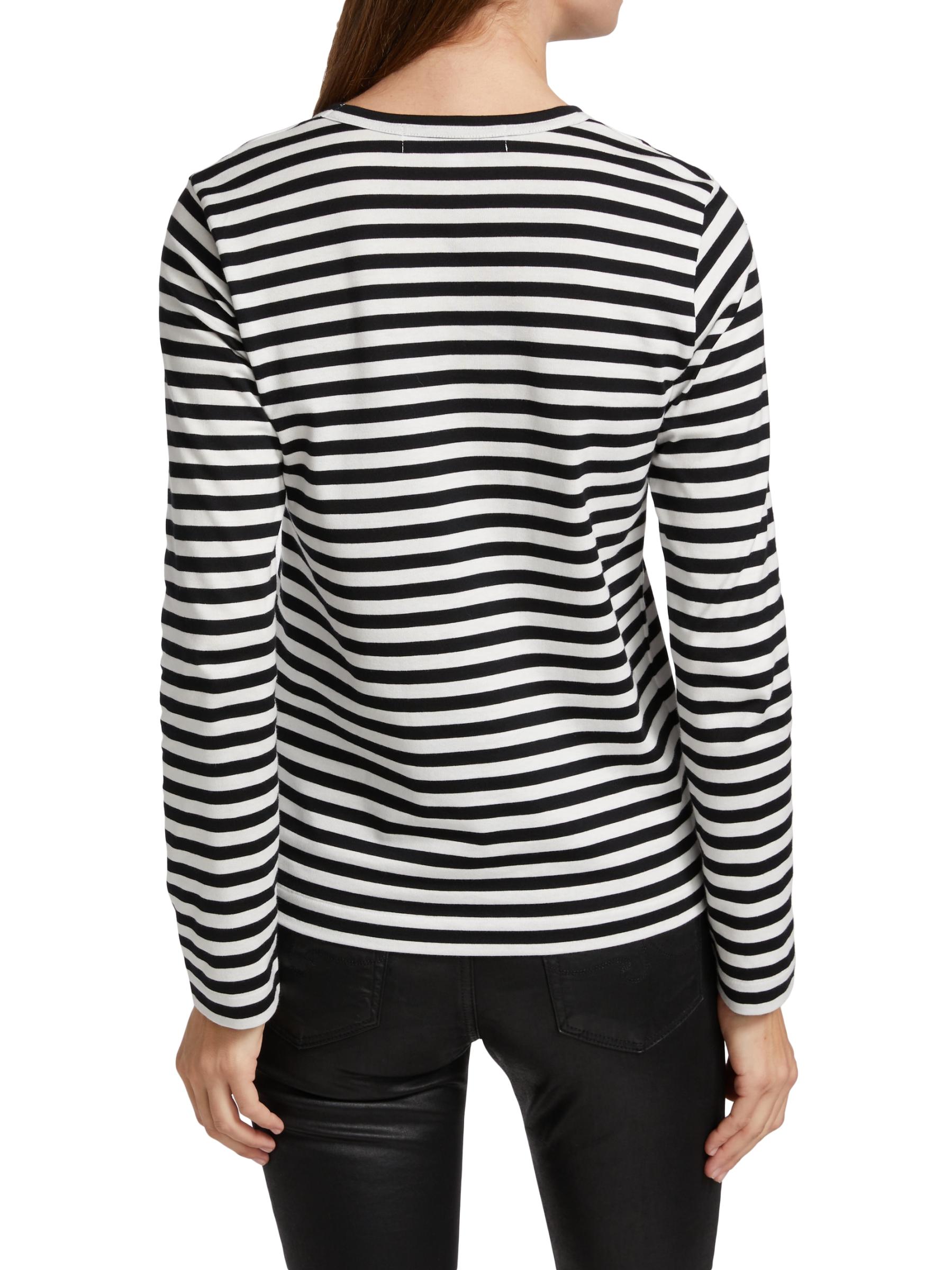 専用Fruttaring Heart Stripe Long sleeve Striped Margot Long Sleeve T-shirt - Red | Levi's® US