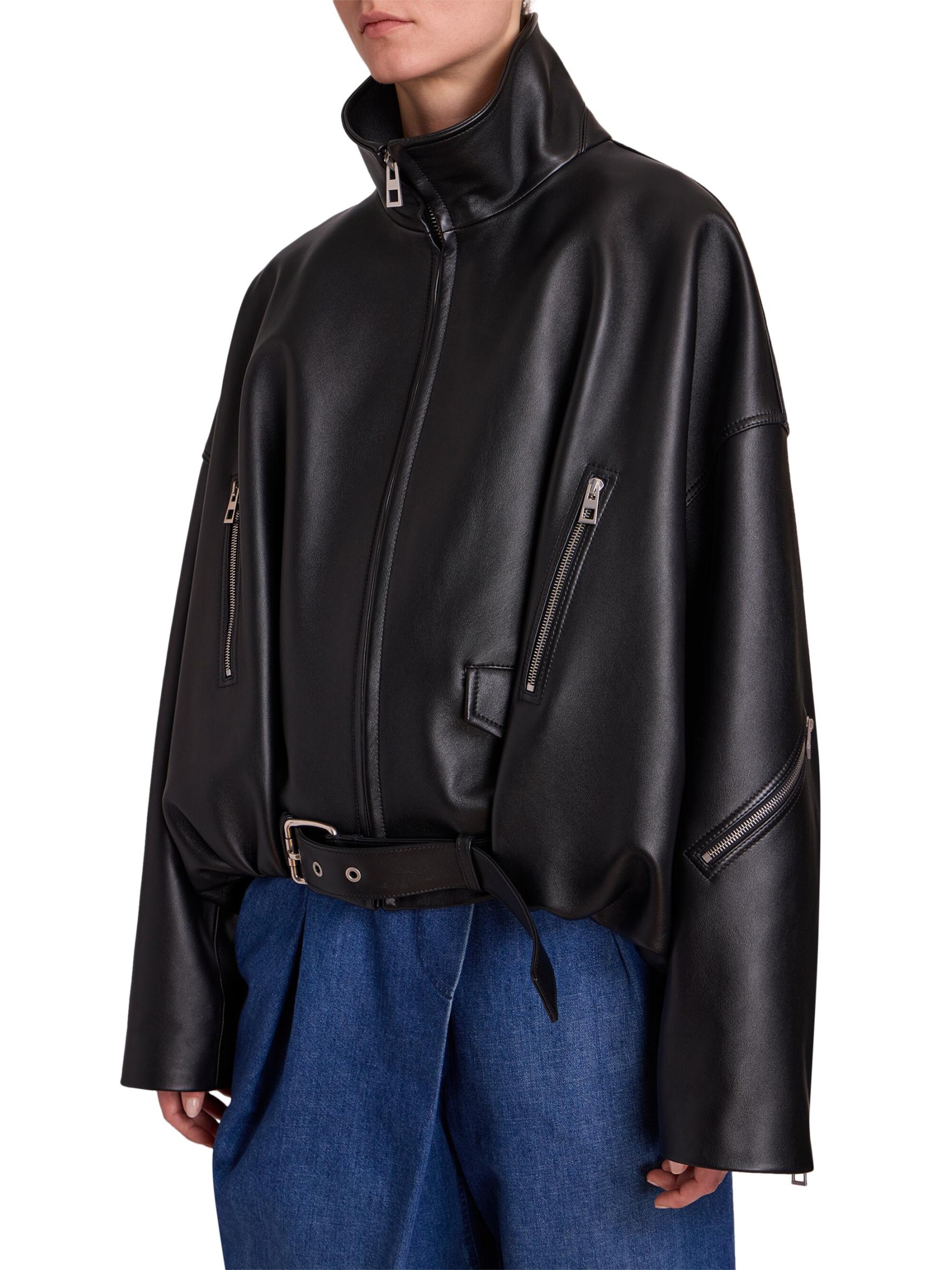 レザージャケット・コート LOEWE BALLOON LEATHER JACKET Balloon leather jacket in brown - Loewe | Mytheresa