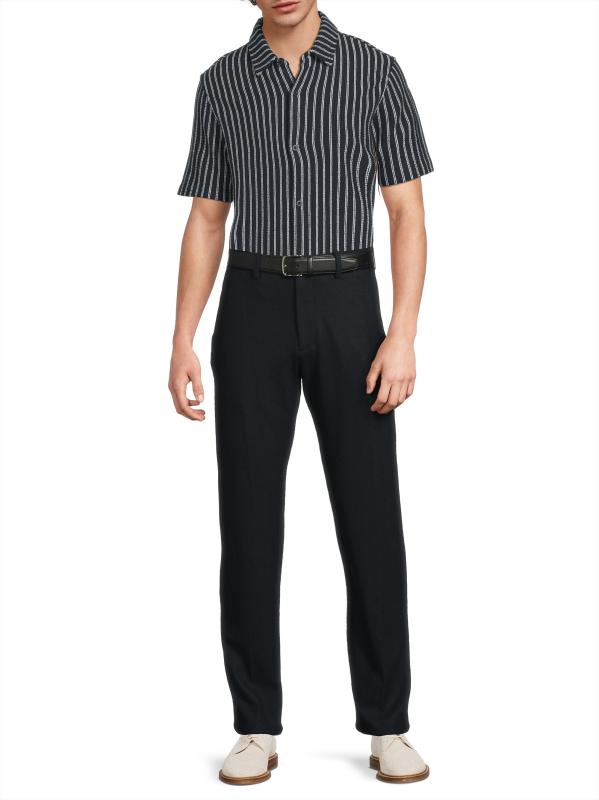 BEATS PLEASE ストライプ半袖トップス SLY | FRONT GATHER ZIP トップス (Tシャツ・カットソー(半袖