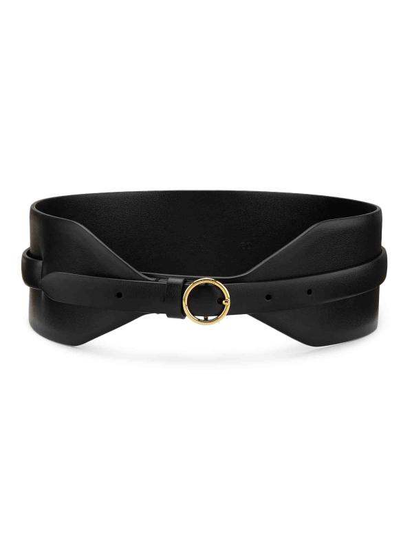 【関税込み】ALAIA Wide double leather belt Shop Alaïa - Double Large Leather Belt | Saks Fifth Avenue