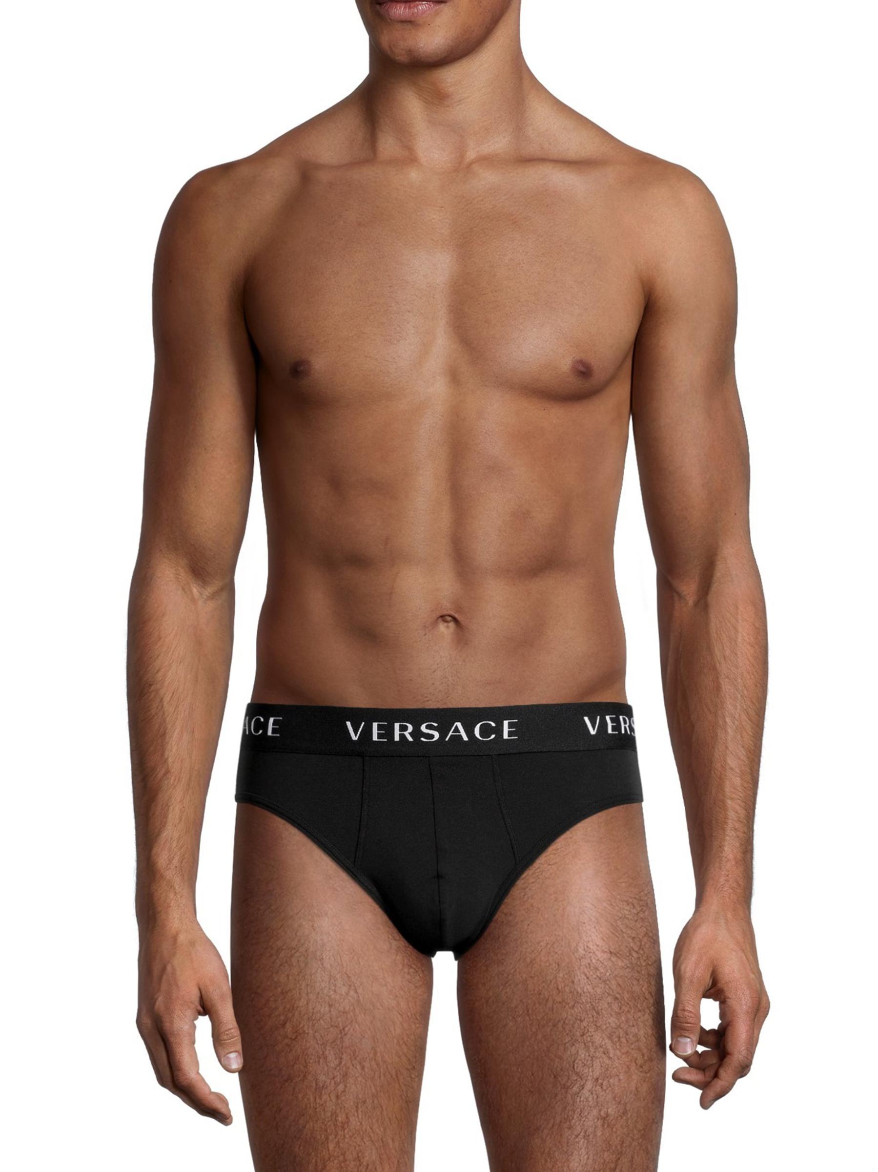 Shop Versace - Logo Briefs | Saks Fifth Avenue Saudi Arabia