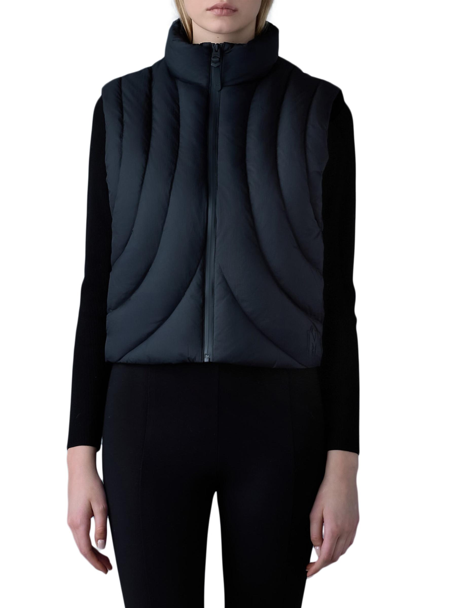 【Mackage】ADANA ソフトウォッシュ ラウンドキルトダウンベスト Mackage - アダナ・ソフトウォッシュ・キルト・ダウンベスト を