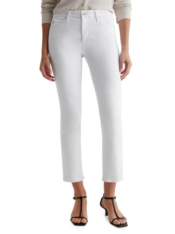 #2: بنطال جينز Mari High-Highe بقصة ضيقة - أبيض