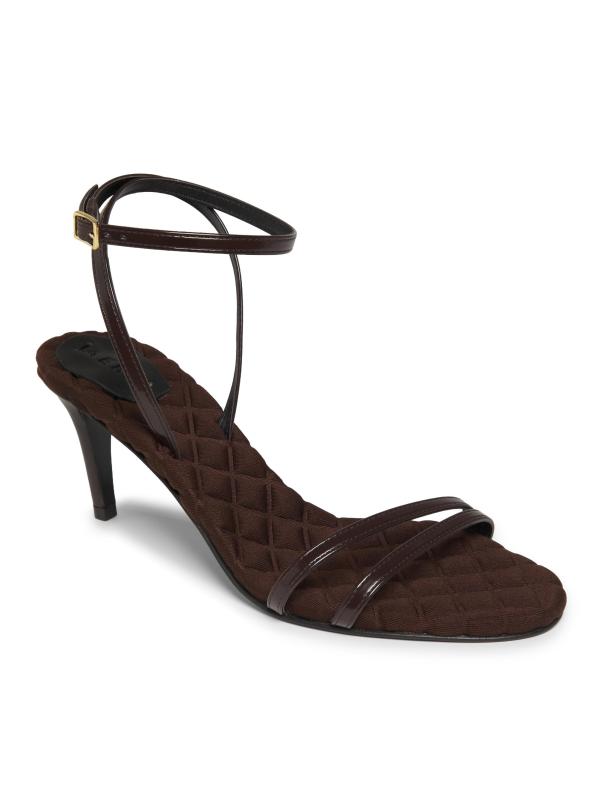 #2: صندل لورا 75 ملم من الجلد الصناعي - براون