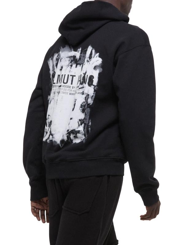 【HELMUT LANG関税込★】COTTON SCRIBBLE SWEATSHIRT Helmut Lang Scribble Logo Hoodie | WWW.HELMUTLANG.COM