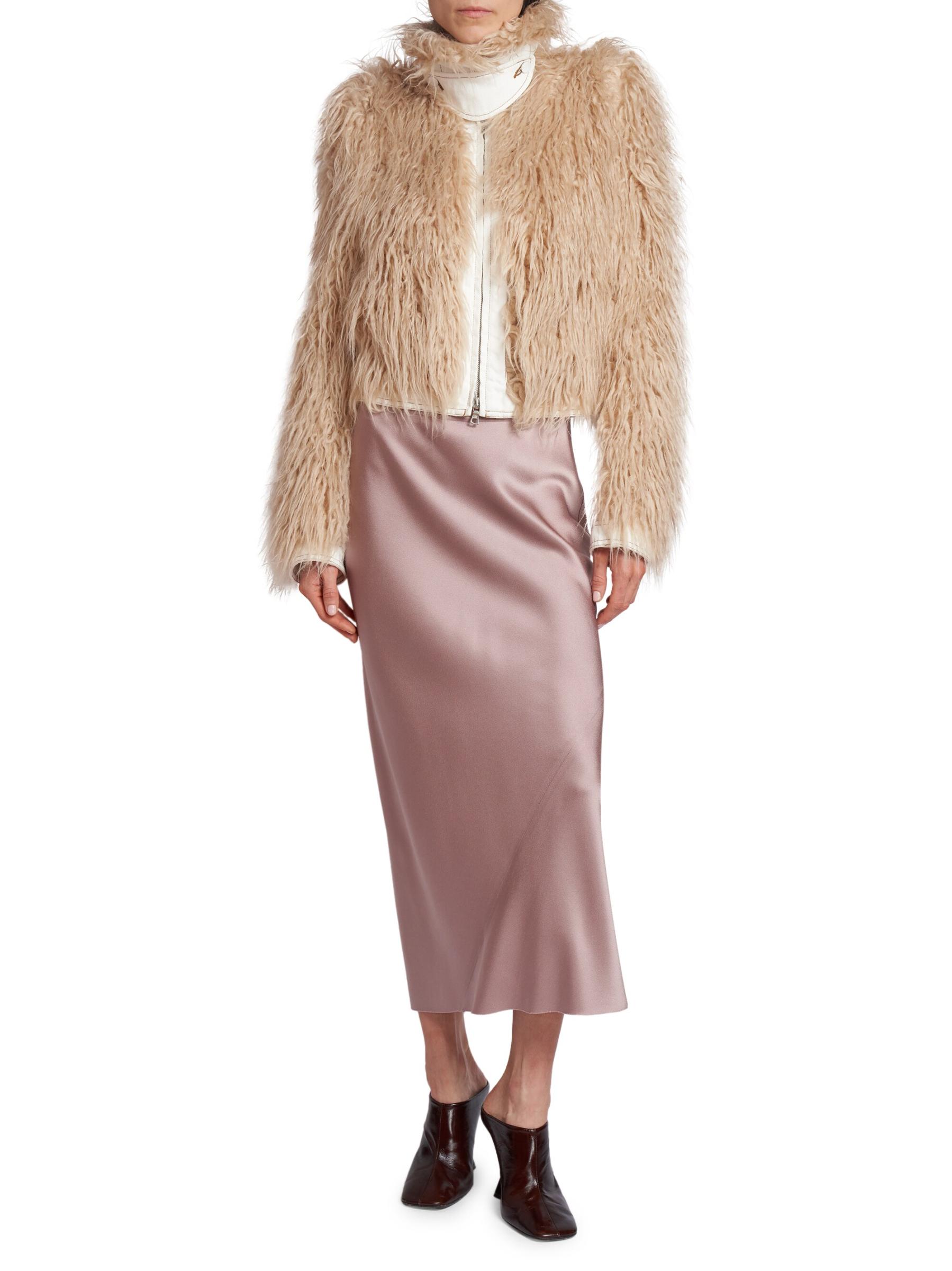 【DRIES VAN NOTEN】フェイクファーデニムヴァンゲルジャケット Dries Van Noten - ヴァンゲル・フェイクファー・ジャケット を