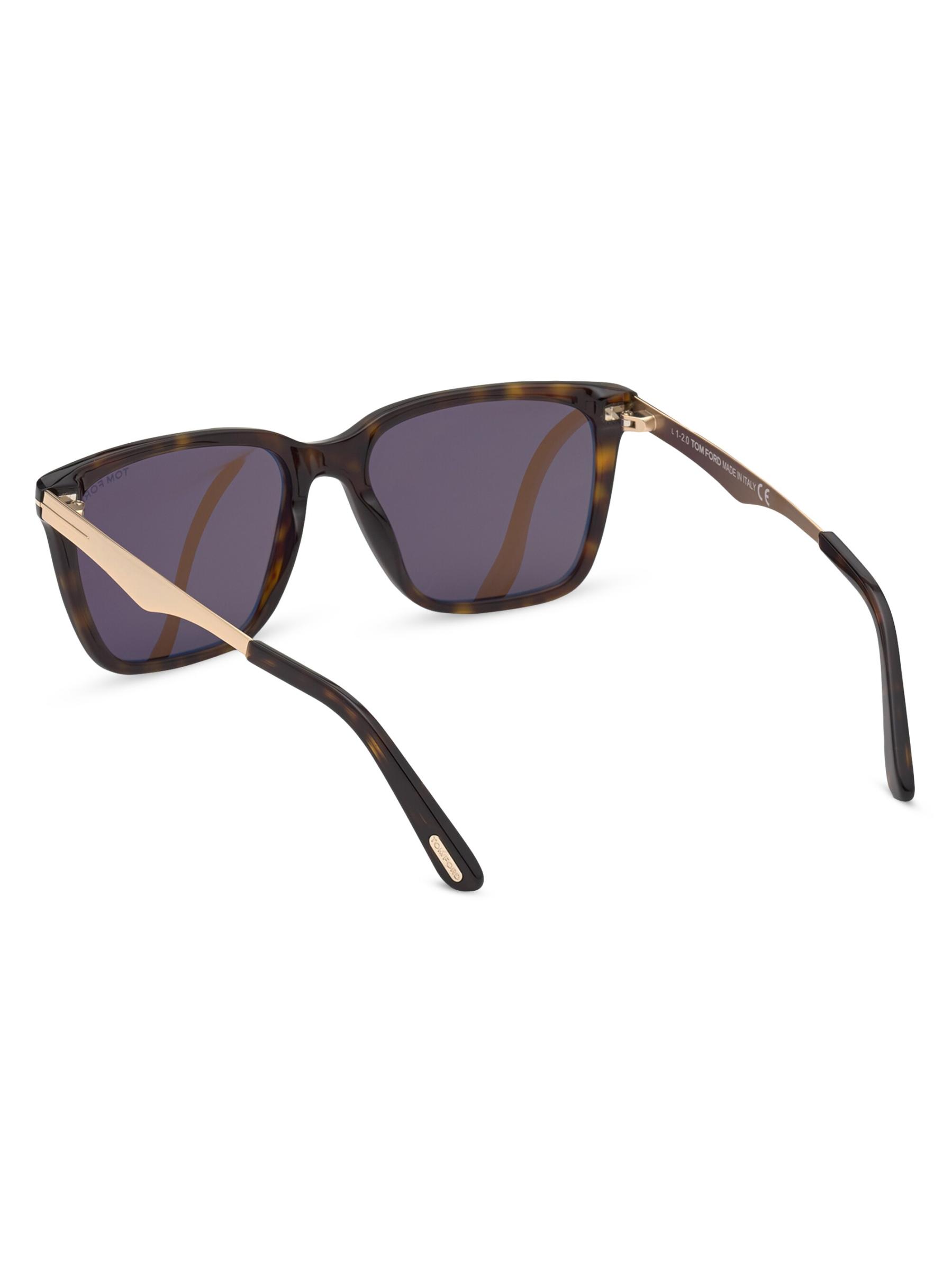 TOM FORD/トムフォード/スクエアフレームアセテートサングラス Tom Ford - 54MM スクエア アセテート サングラス をオンライン