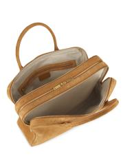 フェラガモ ブラウン スエード ジップアップ ジャケット スウェード FERRAGAMO(フェラガモ) アウター・ジャケット(メンズ