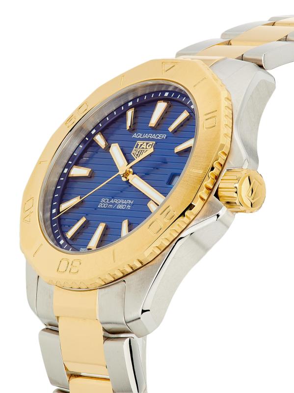 #2: ساعة أكواريسر من الفولاذ المقاوم للصدأ والذهب الأصفر عيار 18 قيراط/40 مم - متعدد