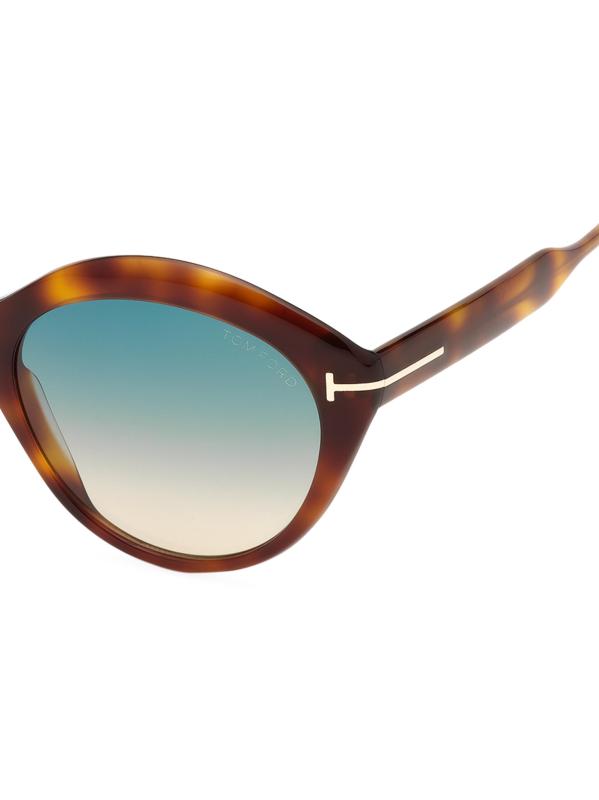 #3: نظارة ماكسين 56 ملم بتصميم عين القطة - السلحفاة البنية