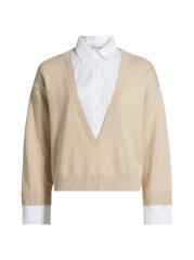 10CROSBY DEREK LAM ニット・セーター M 白系 【古着】【中古】 10CROSBY DEREK LAM ニット・セーター M 白系 【古着】【中古