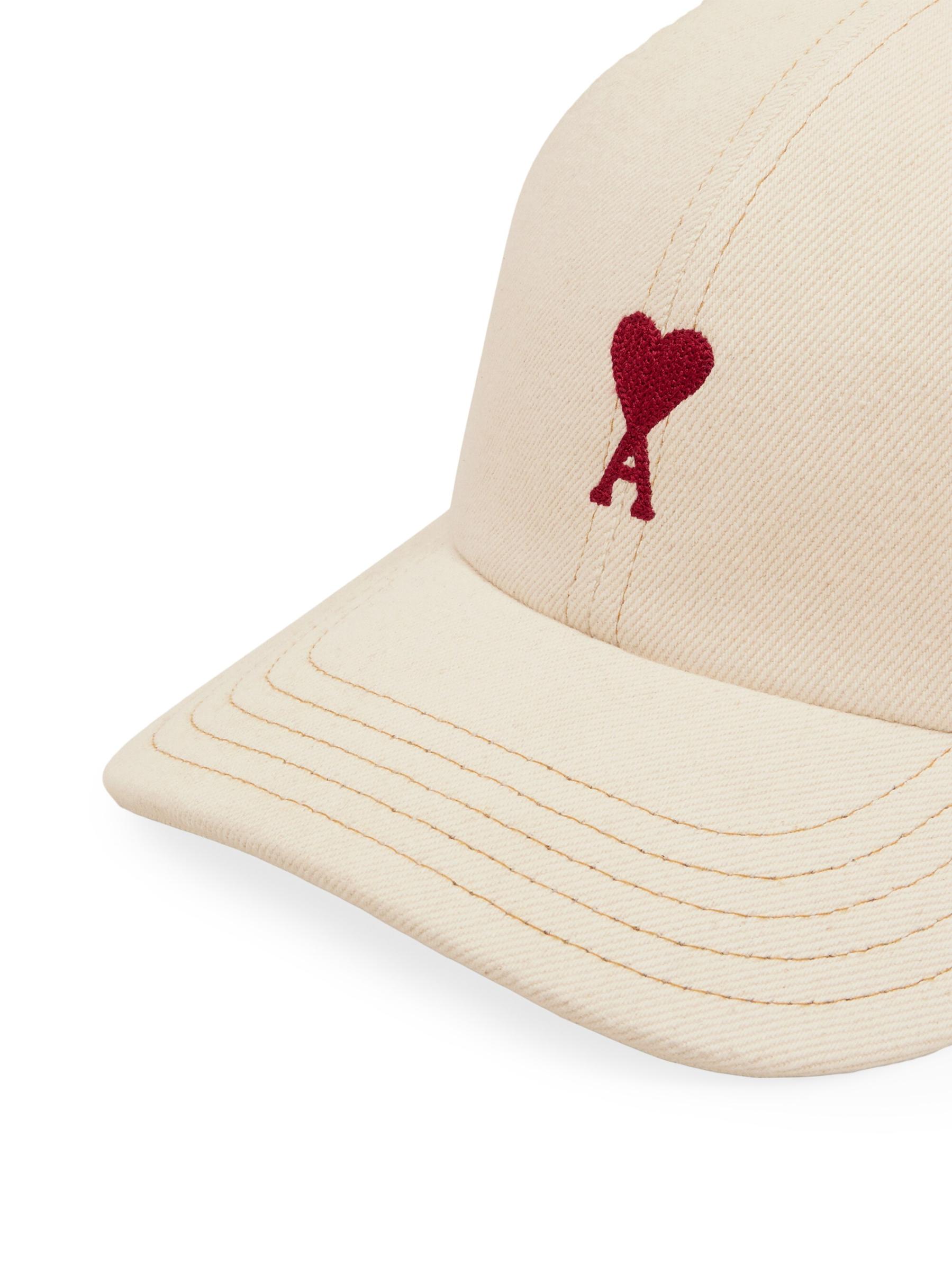 Shop AMI Paris - Ami de Coeur Embroidered Baseball Cap