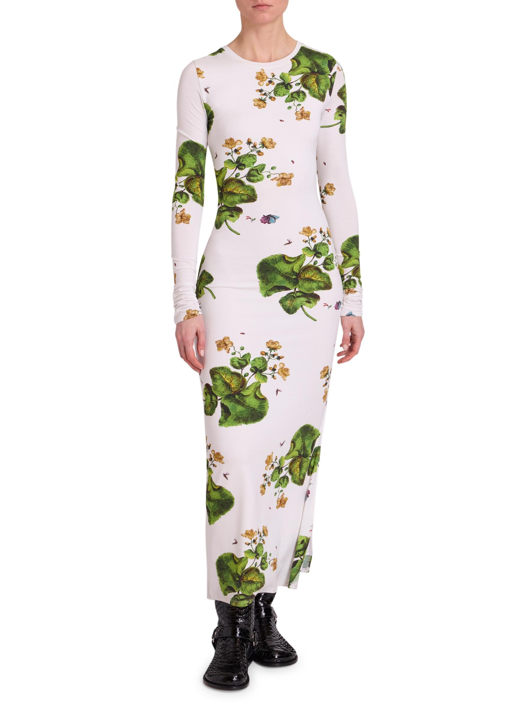 Shop Loewe - Floral Tube Maxi Dress | Saks Fifth Avenue