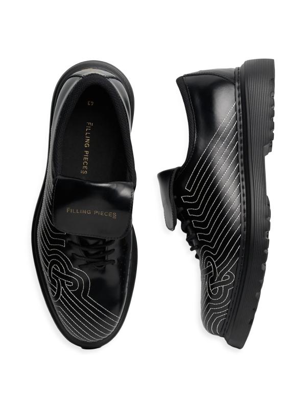 #2: أحذية ديربي لكرة القدم الجلدية - أسود