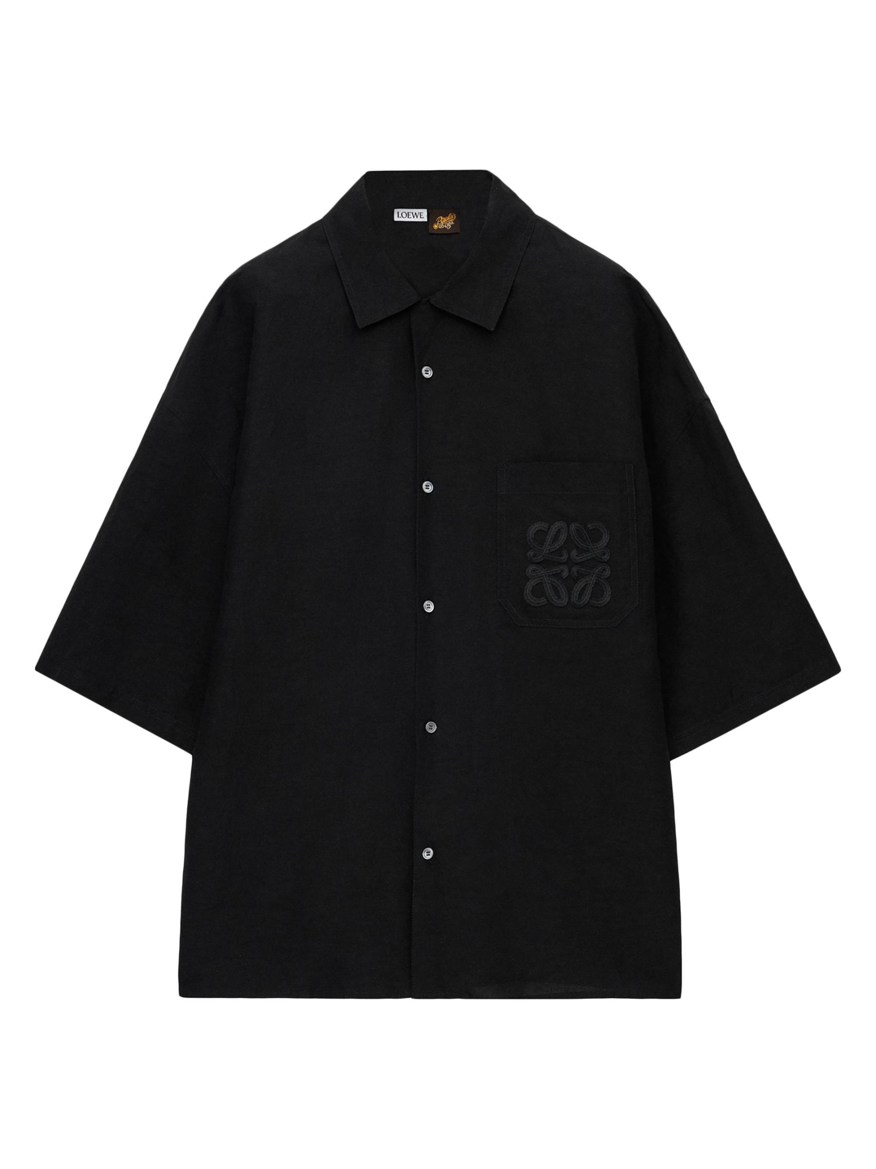 LOEWE x Paulas Ibiza シャツジャケット Shop Loewe - LOEWE x Paula's Ibiza Monogram Short-Sleeve Shirt