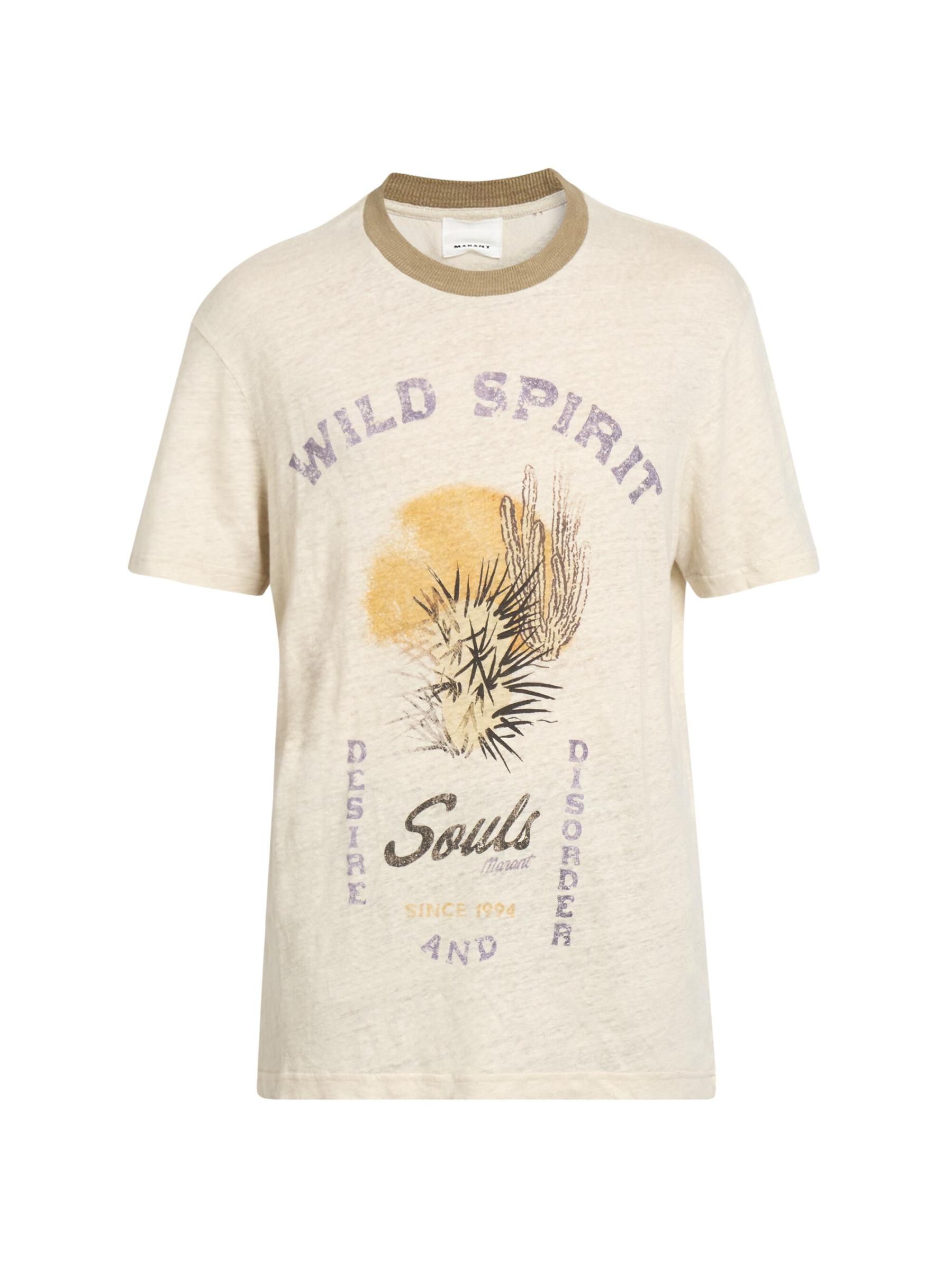 Isabel Marant - オノレ ワイルド スピリット リネン Tシャツ を