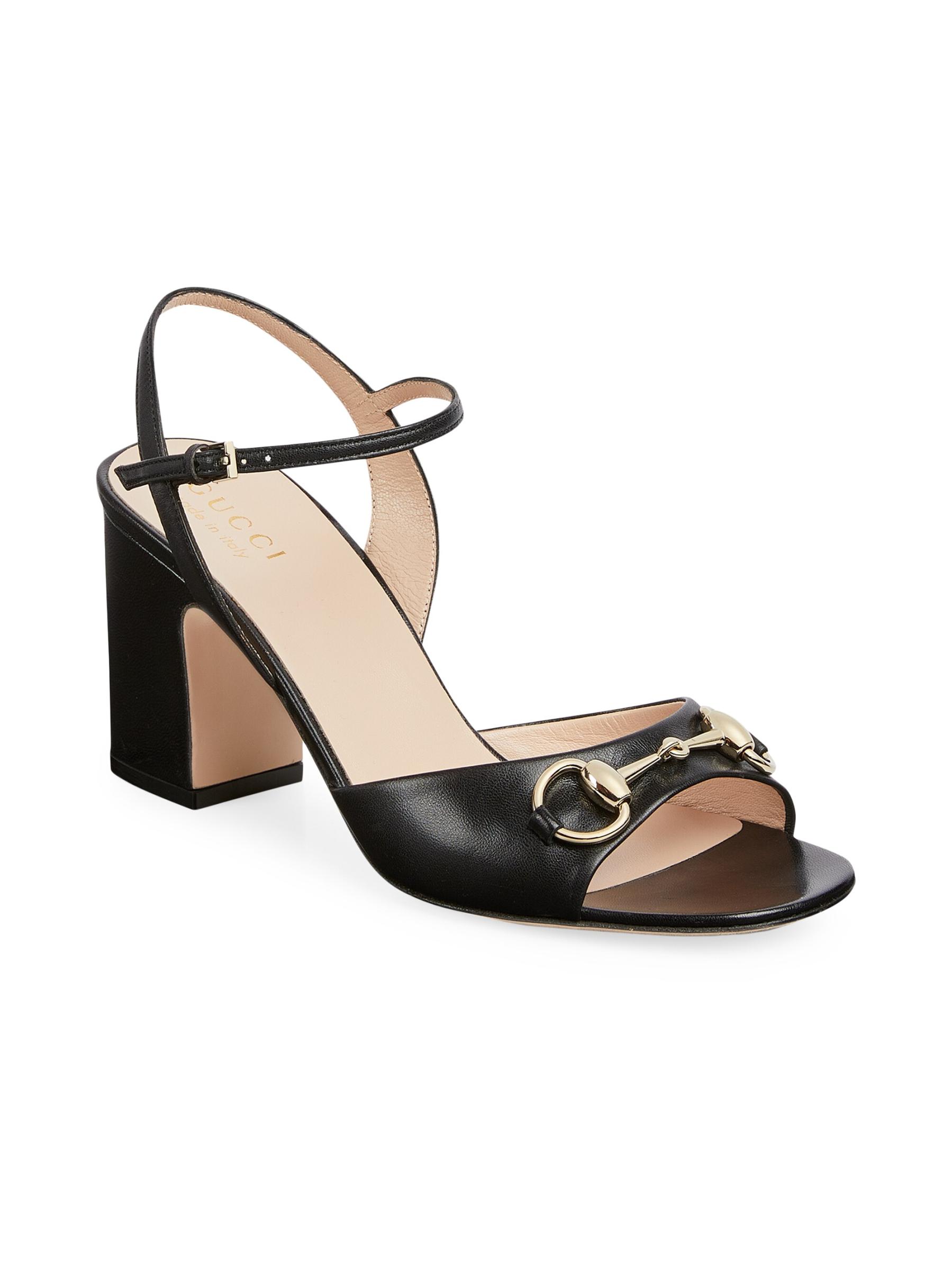 【GUCCI】レディホースビット75レザーサンダル Gucci - レディ・ホースビット 75MM レザー・サンダル を