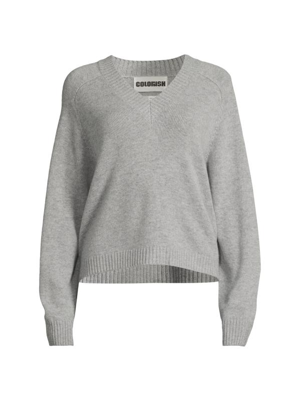 Chuinky V-Neck Wool-Cashmere Sweater