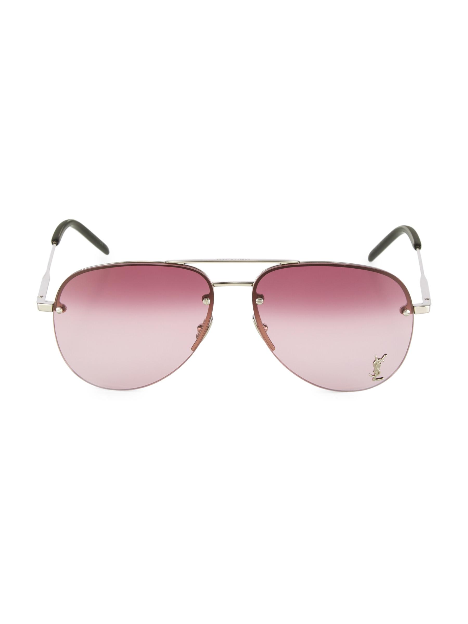 関税・税金込！Saint Laurent アビエイターアセテートサングラス 関税,送料込】Saint LaurentアビエイターサングラスClassic 11