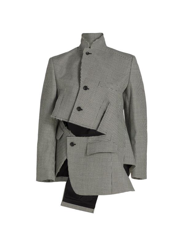Deconstructed Wool Blazer