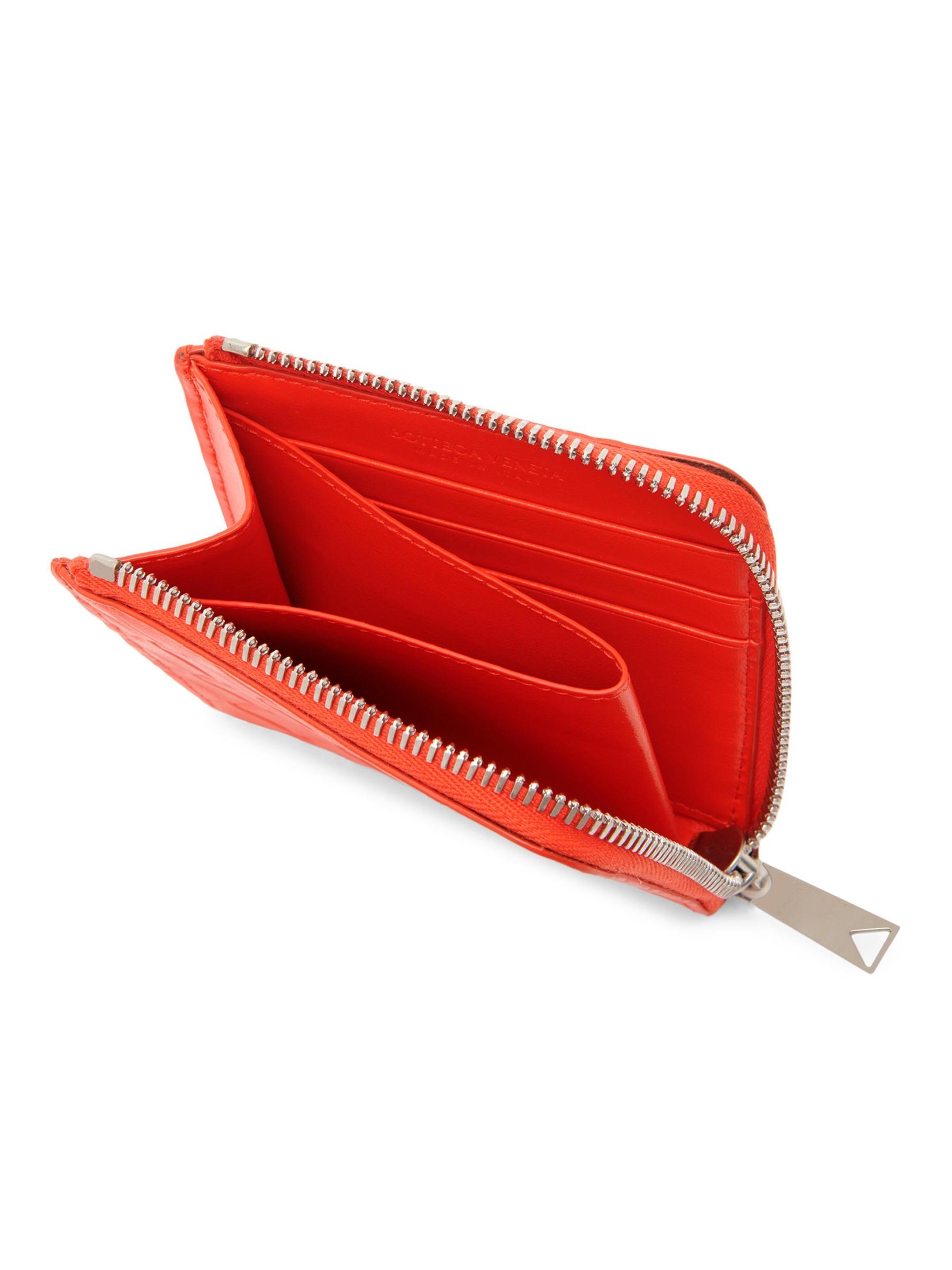 Bottega Veneta - イントレチャート スタンプ スクエア ジップ