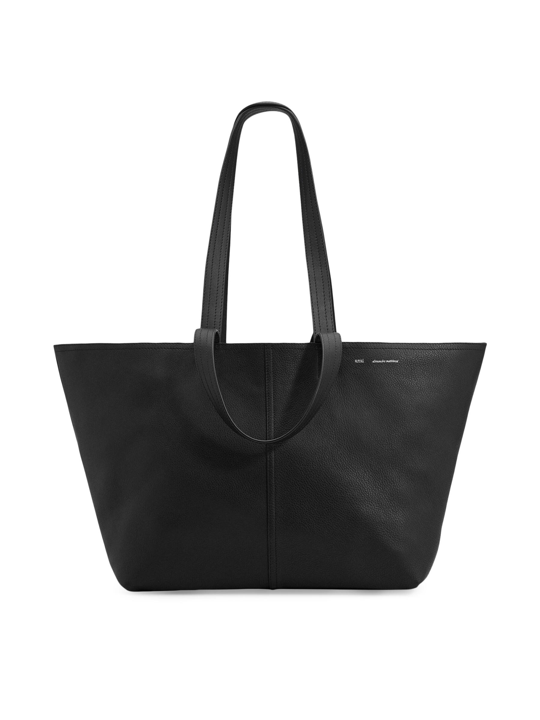 AMI Paris★ミディレザートートバッグ AMI Paris - ミディ・レザートートバッグ をオンライン購入