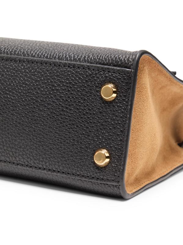 #6: حقيبة داش ذات مقبض علوي محجوب بالألوان - أسود