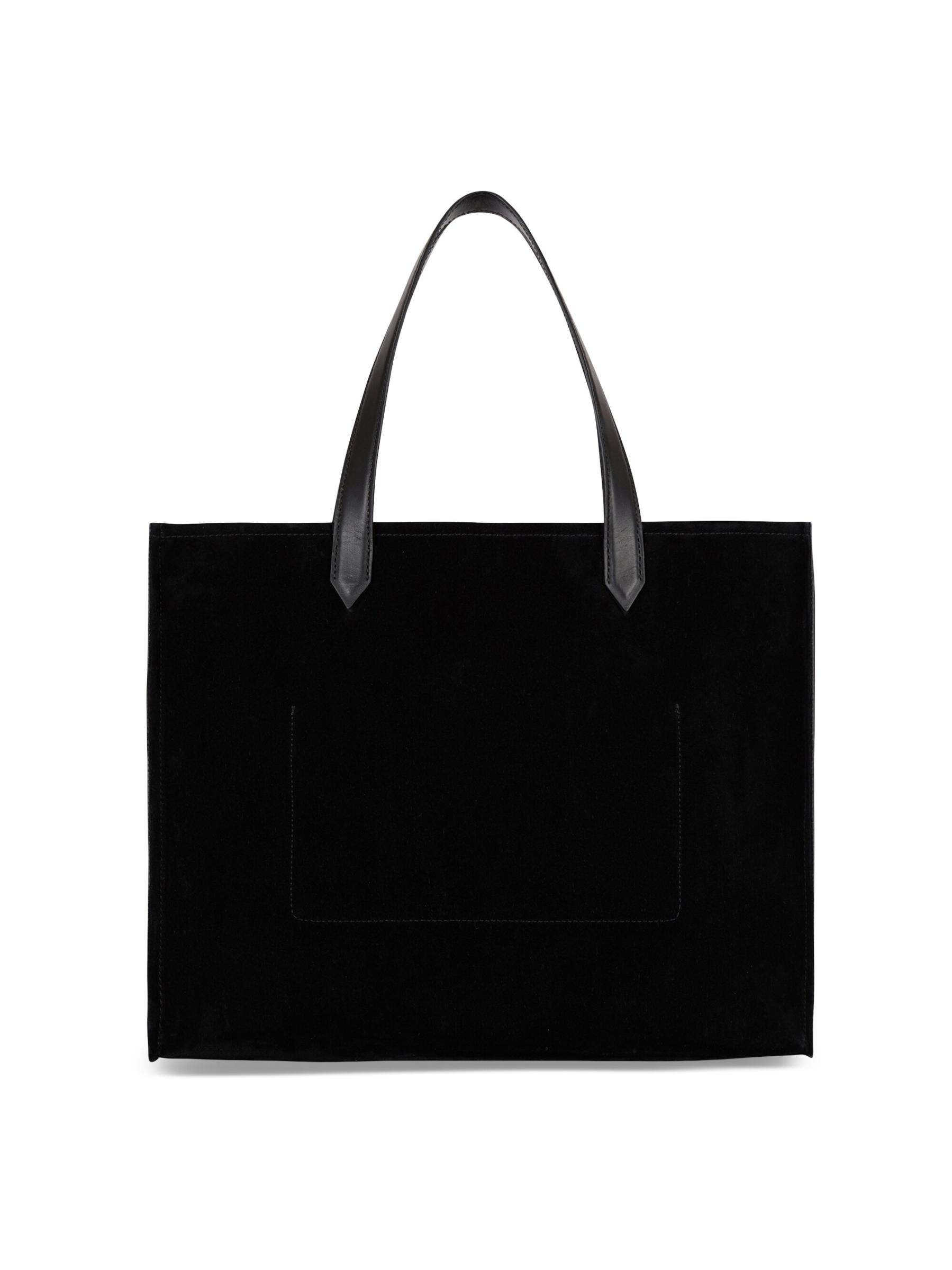 Balmain☆VIP価格 ミディアム B-アーミー トートバッグ Medium suede B-Army tote bag black black - Women | BALMAIN