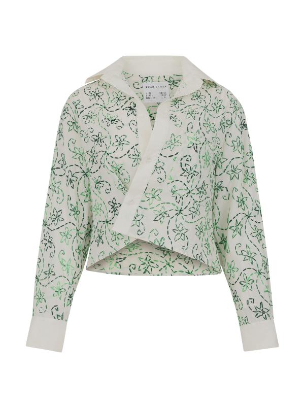 قميص ذا شورتي المطرّز