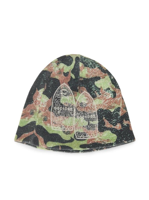 Flame Camo-Knit Beanie
