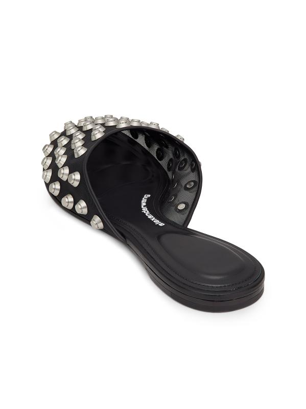 Shop Alexander Wang - Rhodes Embellished Flat Slippers