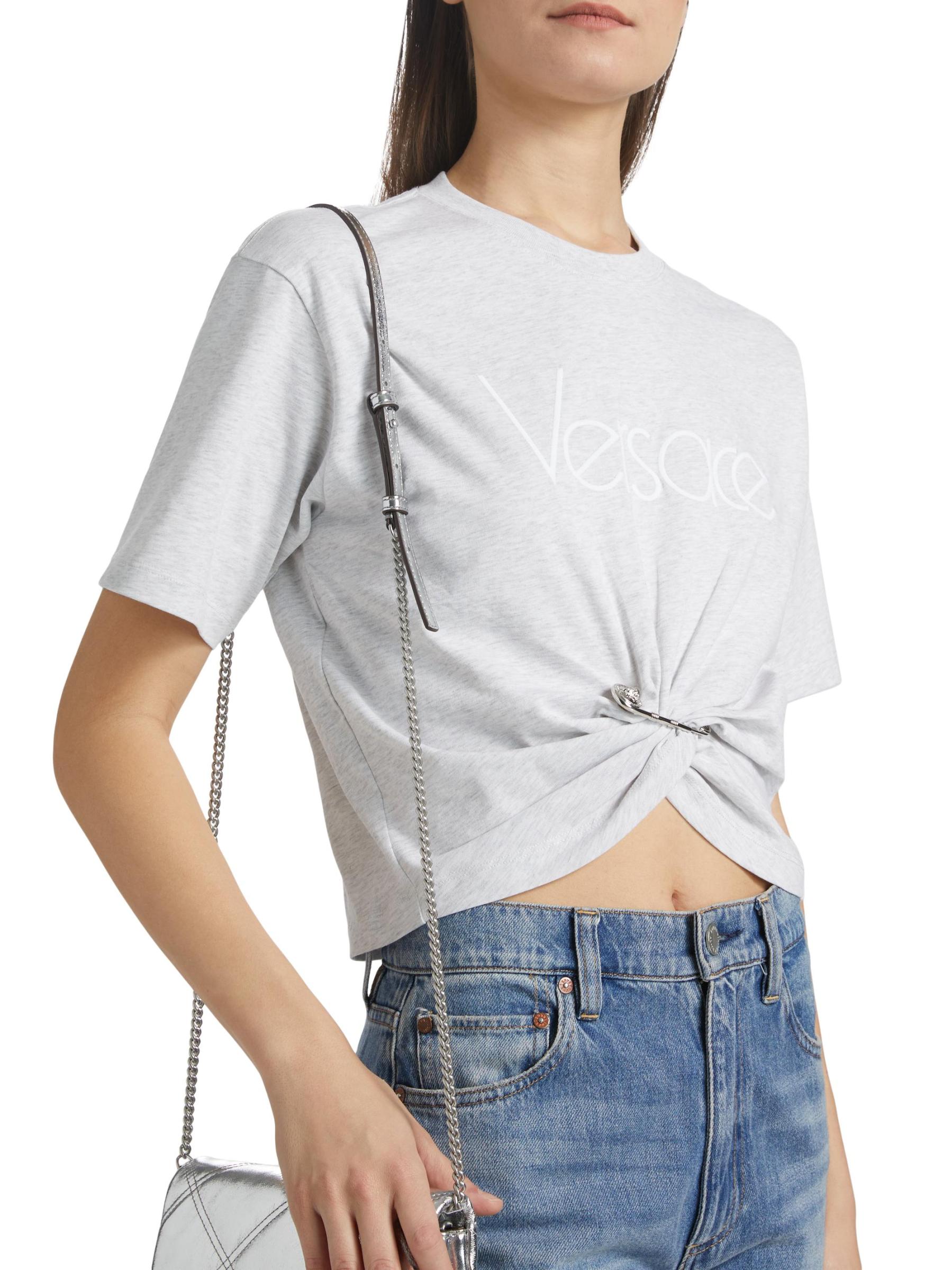 Shop Versace - Twist Logo T-Shirt | Saks Fifth Avenue Kuwait