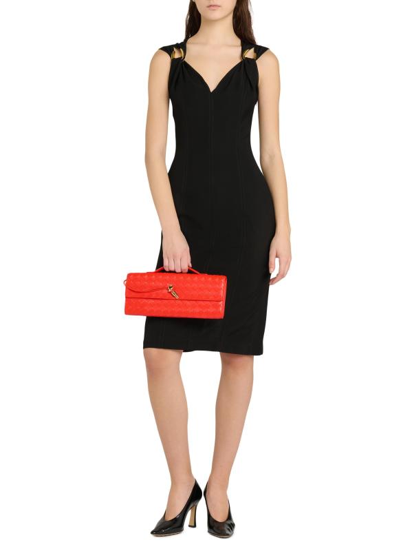 #6: فستان بمشبك معدني منحوت - أسود