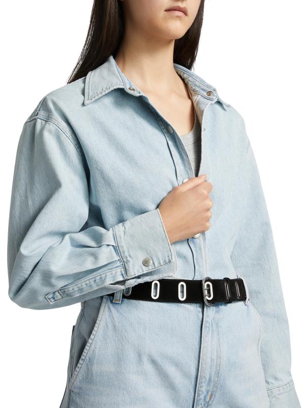 #5: قميص لوريل شامبراي - عنقود باللون النيلي العتيق الباهت