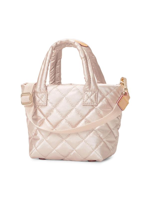 #5: حقيبة بيتيت مترو ديلوكس المبطنة - معدني وردي