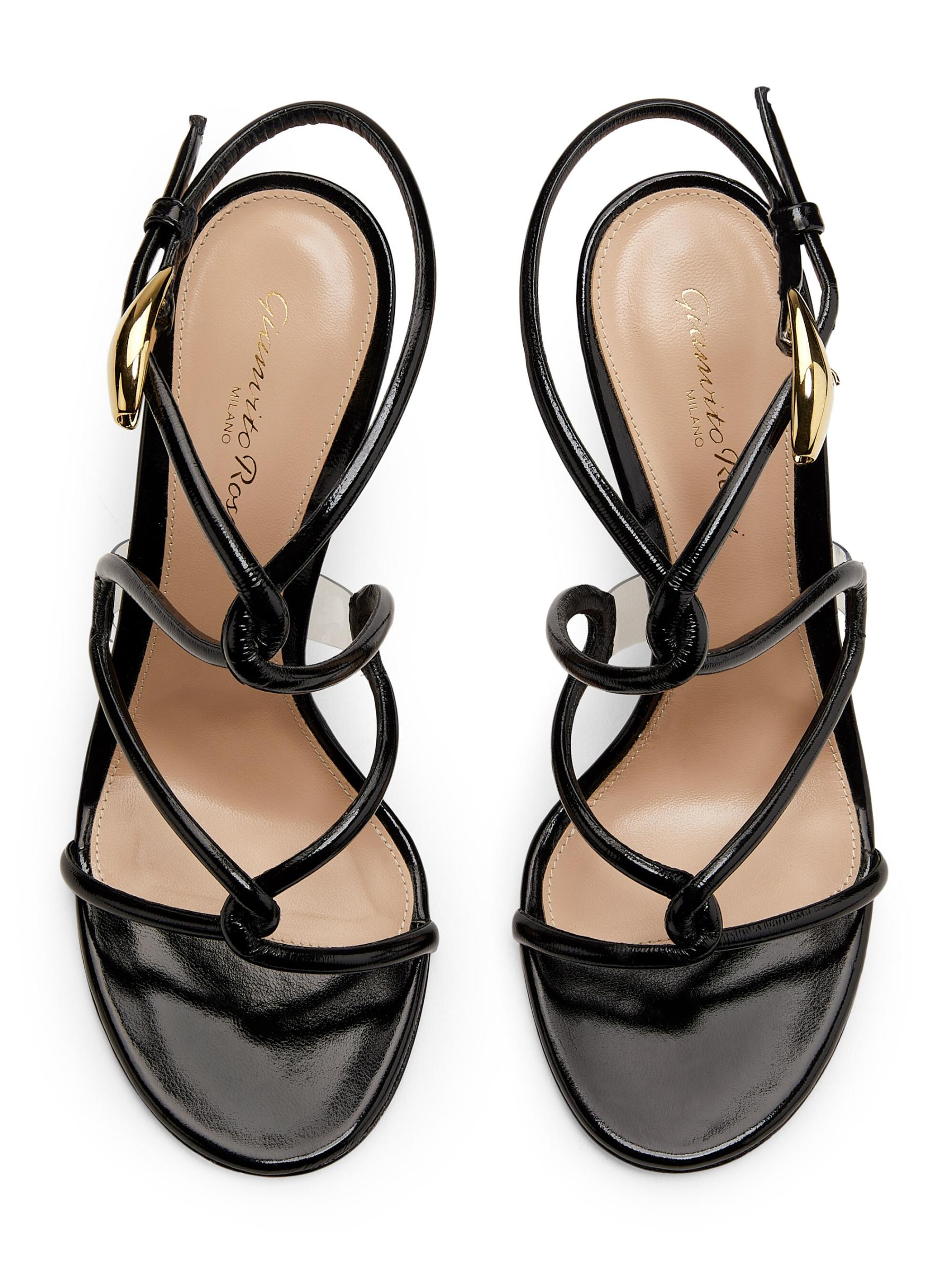 Shop Gianvito Rossi - Mamba 105MM Leather Sandals | Saks