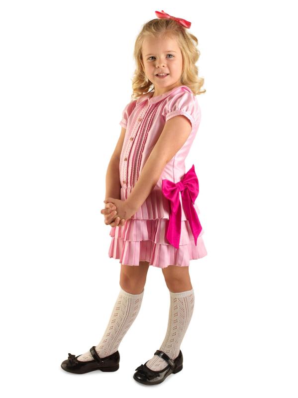 #3: فستان إلويز بأكمام منفوخة وبخصر منخفض للفتيات والفتيات من إلويز - وردي