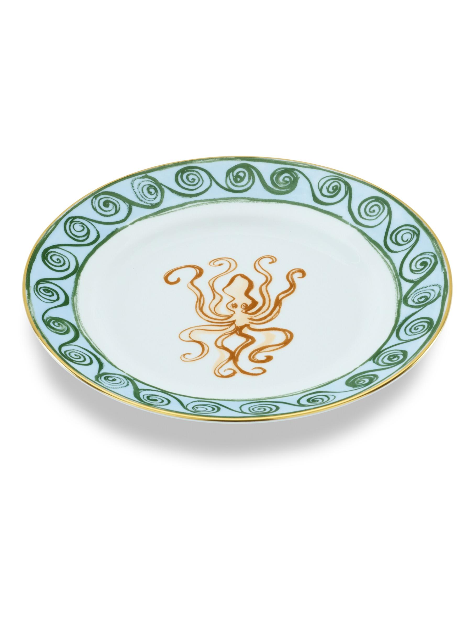 GINORI 1735ジノリイル ヴィアッジョ ディネットゥーノスクエアプレート always maintaining a reference to the depths of the sea. A